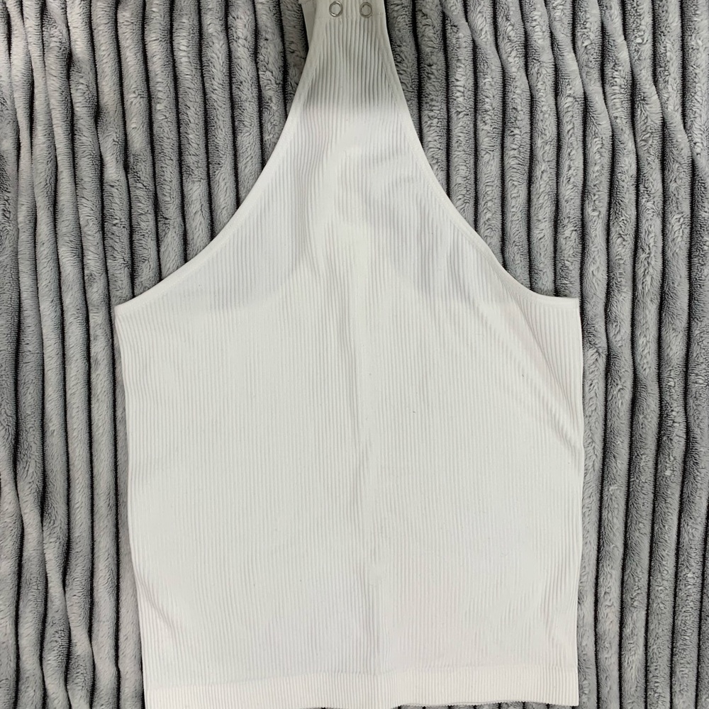 Forever 21 Size S/M Seamless Shite Off The Shoulder Bodysuit